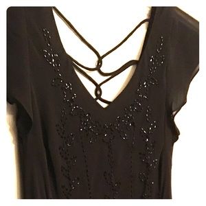 Beaded tear drop size 8 dress